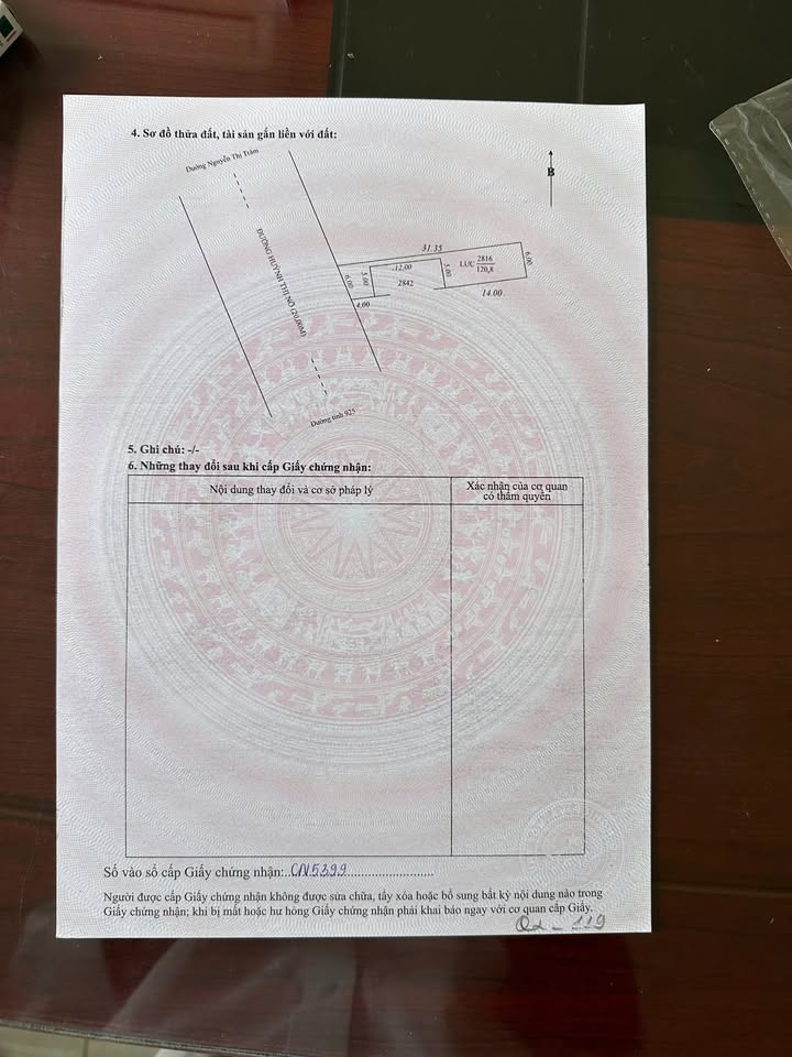 Đất nền đường Huỳnh Thị Nở Cái Răng 180.8m² giá 1.95 tỷ - Sổ hồng chính chủ