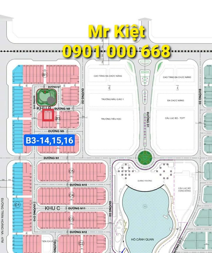 Đất nền Nam Long II 90m² giá 3.86 tỷ - View công viên tuyệt đẹp!