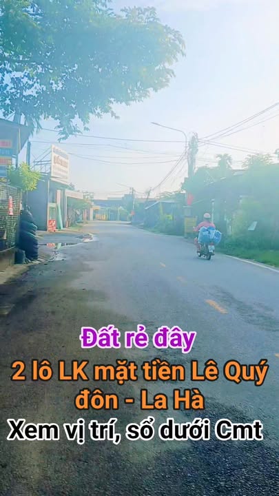 Bán gấp FrontHouse Lê Quý Đôn La Hà 111m² giá 1.4 tỷ - Mặt tiền lý tưởng cho kinh doanh