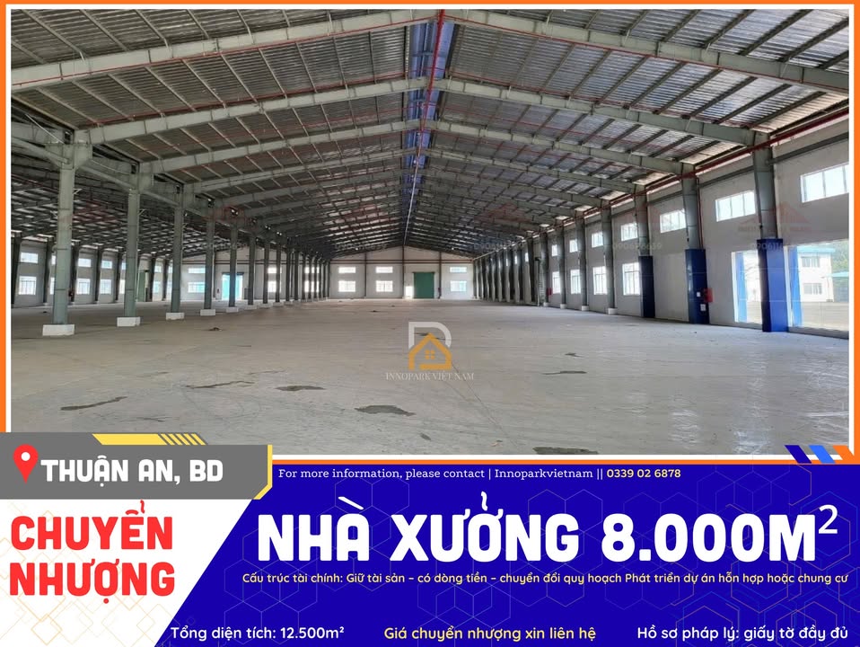 Nhà xưởng đường Mỹ Phước – Tân Vạn 12.500m² giá thỏa thuận - Tiềm năng chuyển đổi hấp dẫn!