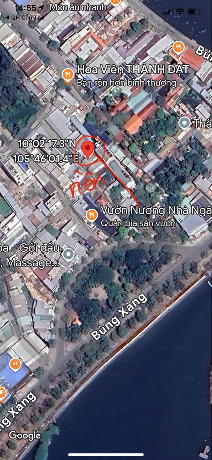 Đất nền Bờ Kè Búng Xáng 98m² giá 2.4 tỷ - Vị trí đắc địa, tiềm năng phát triển!