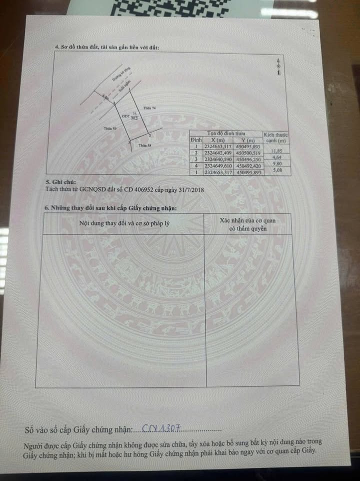 Đất nền Cẩm Thành 50,2m² giá 900 triệu - Đường rộng ô tô tránh nhau thoải mái!