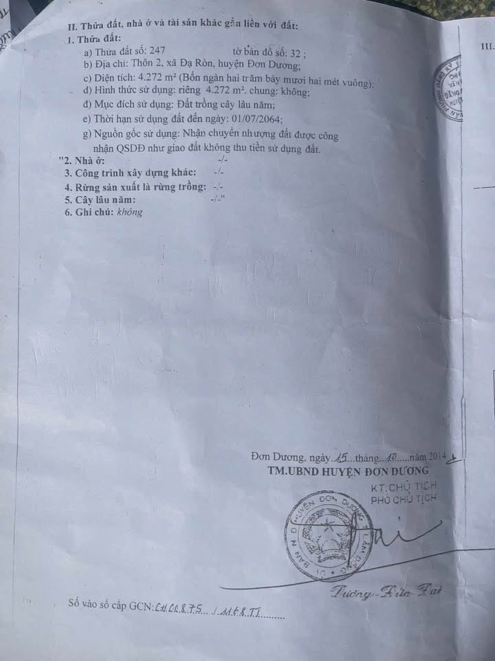 Đất nền 4 sào tại Đạ Ròn, Đơn Dương - Giá thương lượng hấp dẫn!