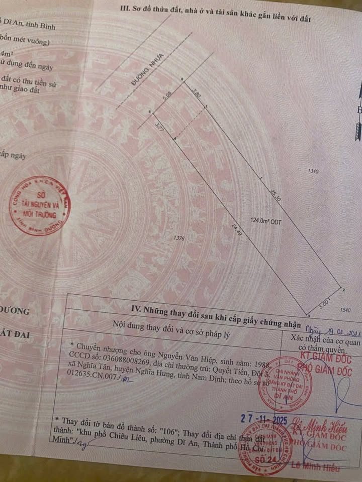 Lô đất mặt tiền kinh doanh Tân Đông Hiệp Dĩ An 130m² giá 4.65 tỷ - Cơ hội đầu tư hấp dẫn!