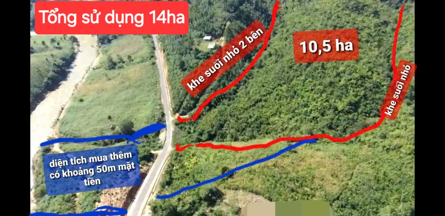 Đất Farm 14ha tại Đắk Tơ Lung, Kon Rẫy - Đầu tư lý tưởng với sổ đỏ chính chủ!