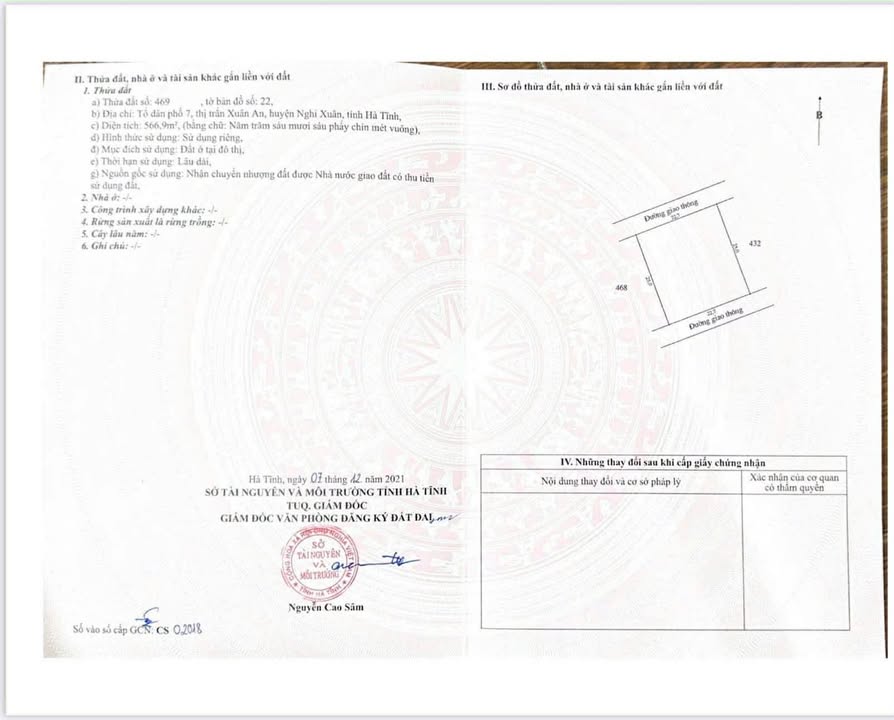 Đất Biệt Thự 566m² Khu Đô Thị Xuân An, Nghi Xuân - Không gian sống đẳng cấp!