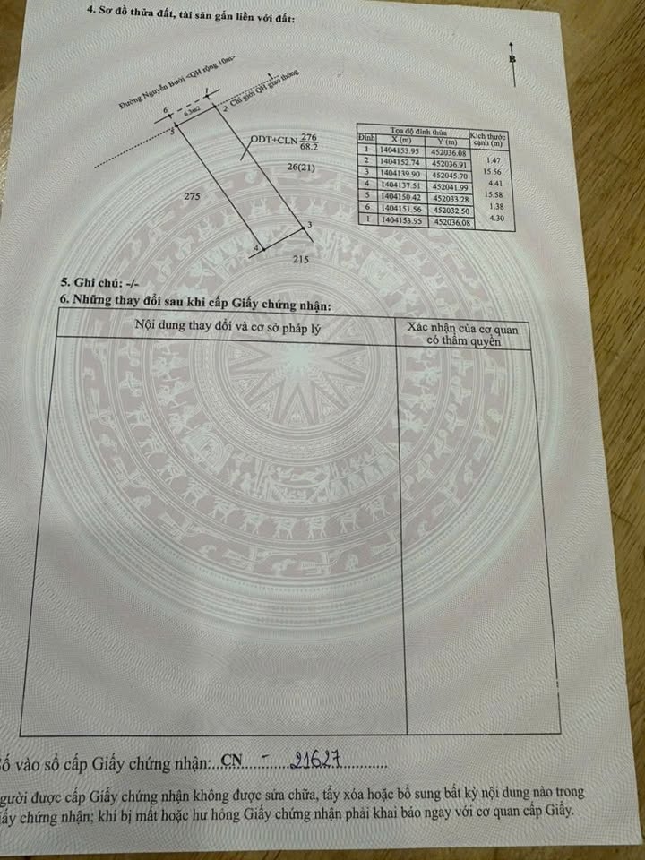 Đất mặt tiền Nguyễn Bưởi, Tân An 68m² giá 4.4 tỷ - Đầu tư sinh lời!
