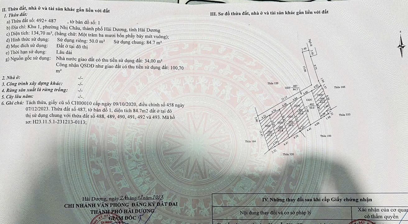 Lô đất Hải Dương 50m² giá 950 triệu - Đầu tư sinh lời ngay!