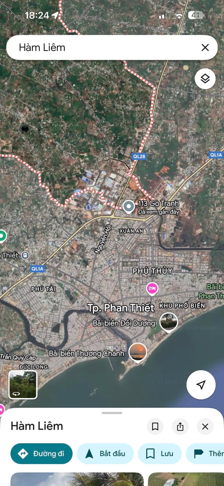 Đất nền Hàm Liêm 1.100m² giá 900 triệu - Tiềm năng đầu tư cao!