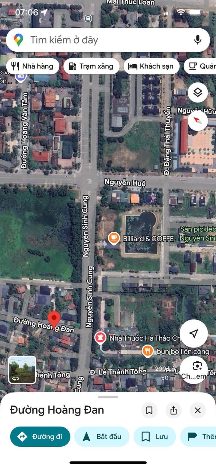 Bán lô đất đường Hoàn Đan, phường Nghi Hương 200m² - Vị trí đắc địa gần chợ và trường học!