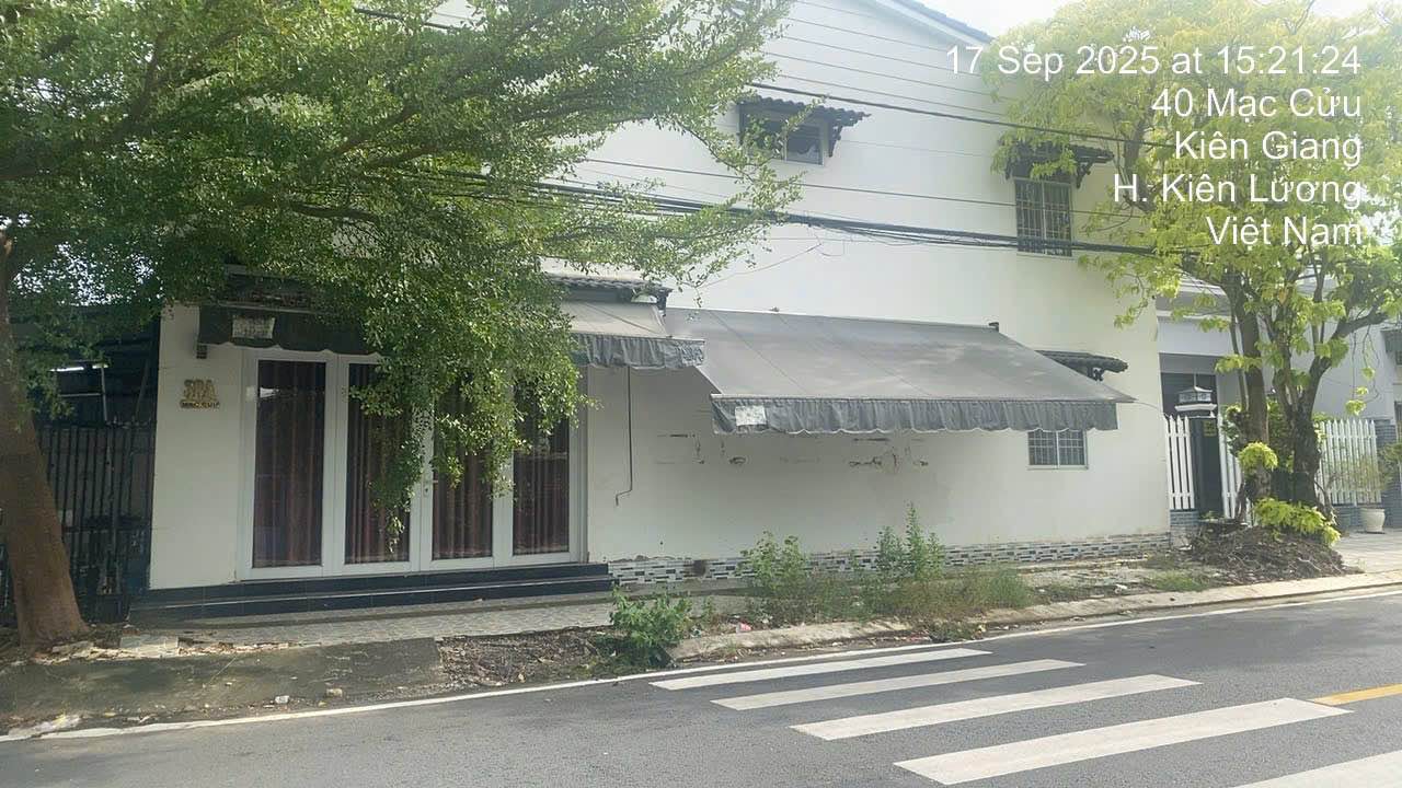 Nhà góc 2 mặt tiền đường Mạc Cửu - Kiên Lương 67m² - Gần trường học và chợ