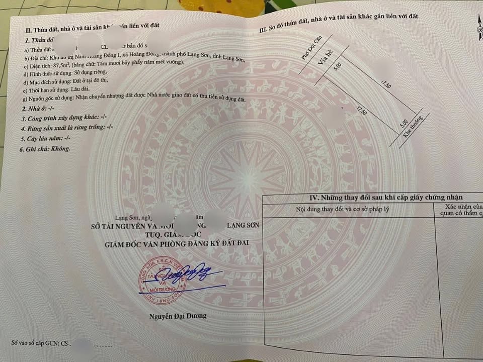 Đất nền khu đô thị Nam Hoàng Đồng 1, 87.5m² giá 2.599 tỷ - Đầu tư sinh lời ngay!