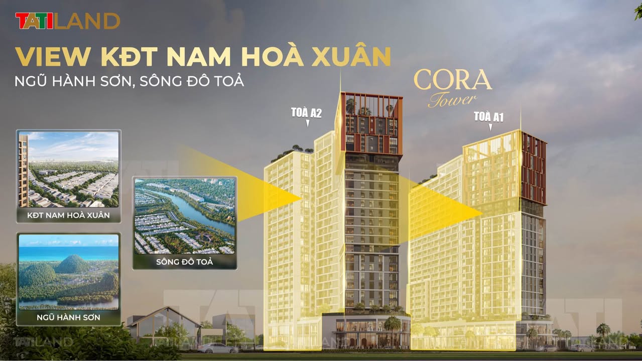 Căn hộ Sun Cora Tower Đà Nẵng 65.2m² giá 4 tỷ - Cơ hội mua trực tiếp từ CĐT!