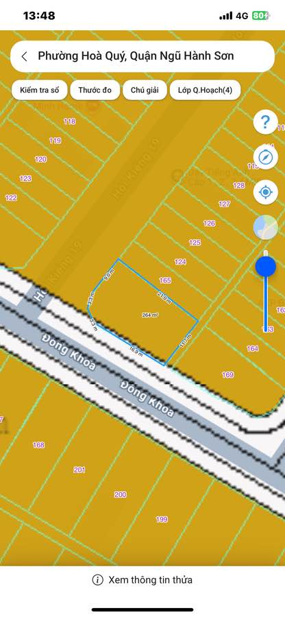 Đất lô góc 2 mặt tiền Ngũ Hành Sơn 264,5m² giá 16,8 tỷ - Cơ hội đầu tư tuyệt vời!