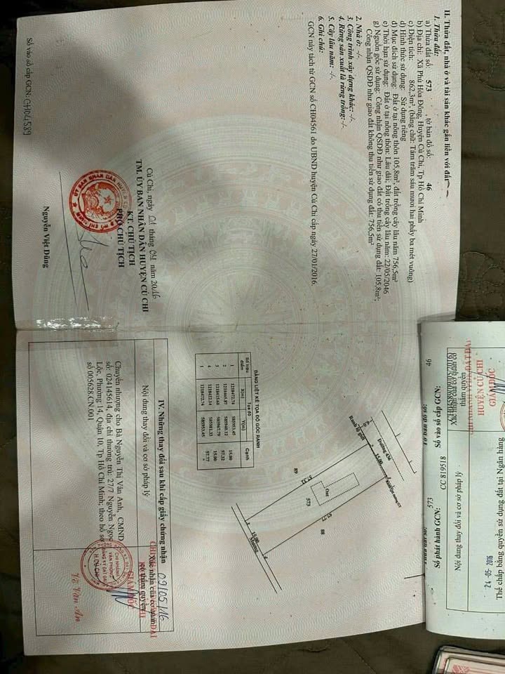 Nhà vườn Phú Hòa Đông 862m² giá 4 tỷ - Sẵn nhà cấp 4, vị trí trung tâm!