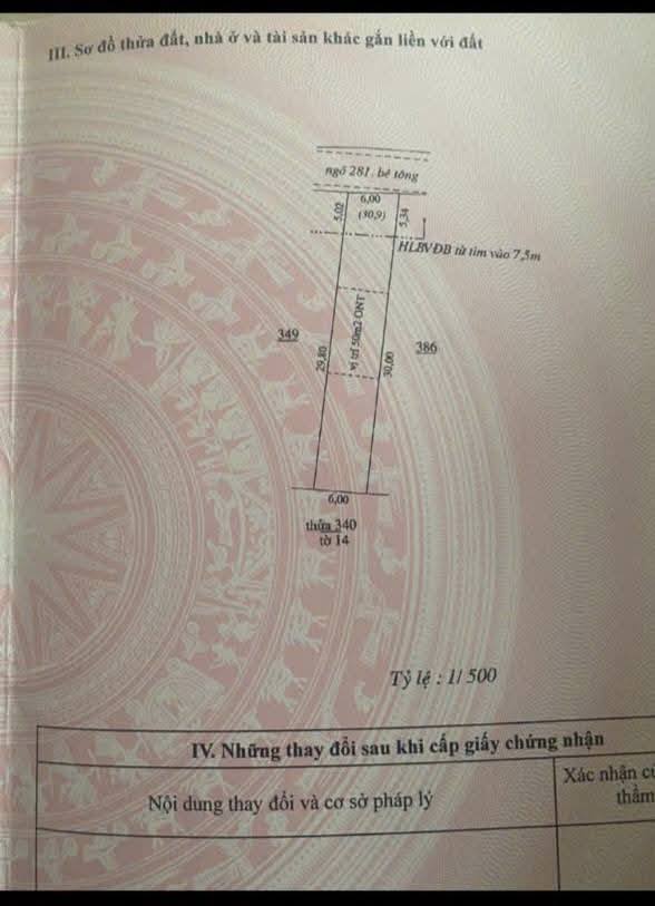 Đất nền Hẻm 281, Phường Tiến Hưng, 204m² giá 1.2 tỷ - Đầu tư sinh lời ngay!