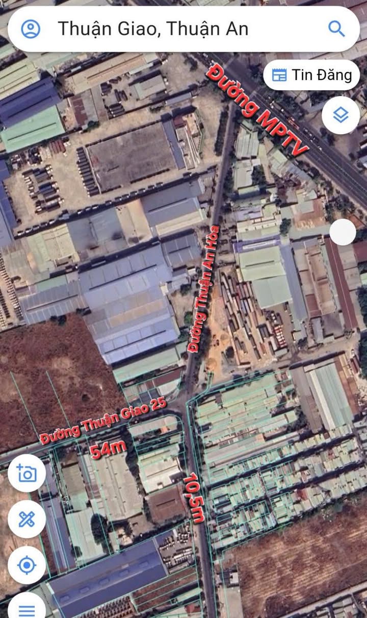 Bán xưởng 2 mặt tiền Thuận Giao, Bình Dương 6416m² giá 98 tỷ - Cơ hội đầu tư hấp dẫn!