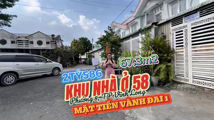 Nhà phố khu nhà ở 58 Vĩnh Long 67m² giá thỏa thuận - Pháp lý rõ ràng, sẵn sàng ở ngay!