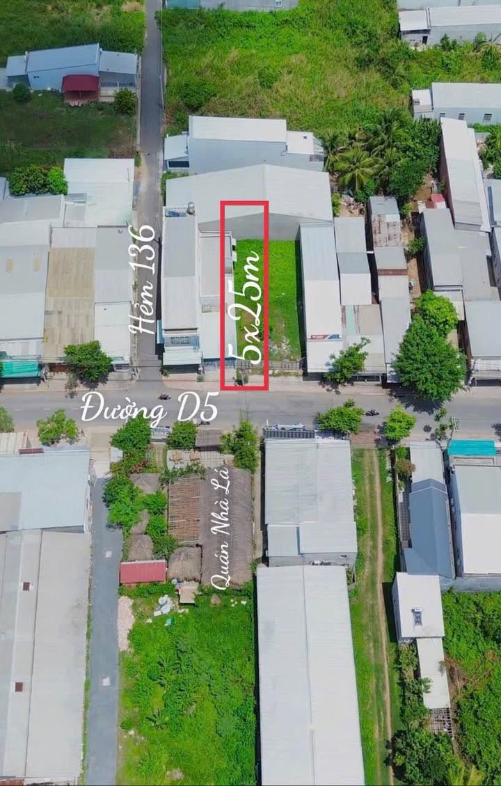 Đất thổ cư 125m² mặt tiền đường Trần Văn Giàu - Giá 2.9 tỷ, sổ hồng chính chủ!