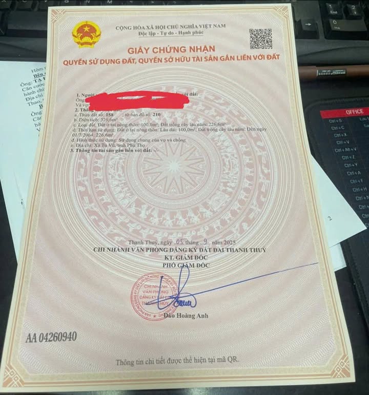 Đất nền mặt đường Hòa Bình, Phú Thọ 326.6m² giá 1.9 tỷ - Đầu tư sinh lời chắc chắn!