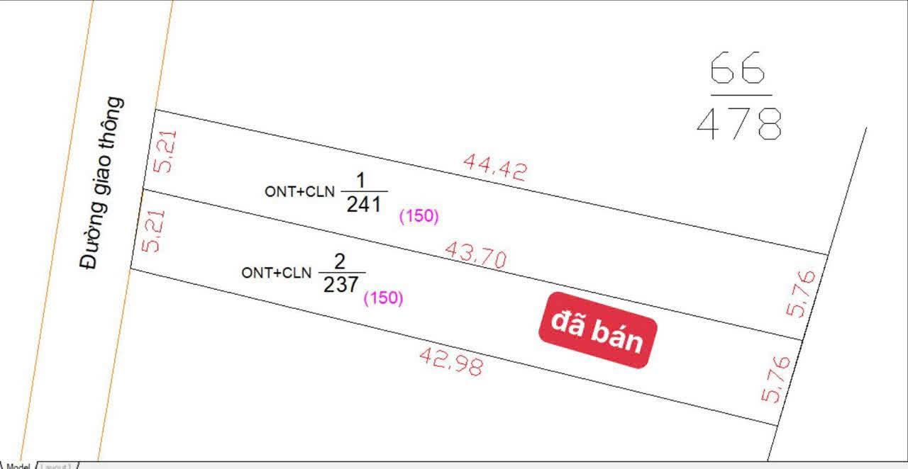 Đất Phước An Nhơn Trạch 241m² giá 1.95 tỷ - Mặt tiền đường ô tô