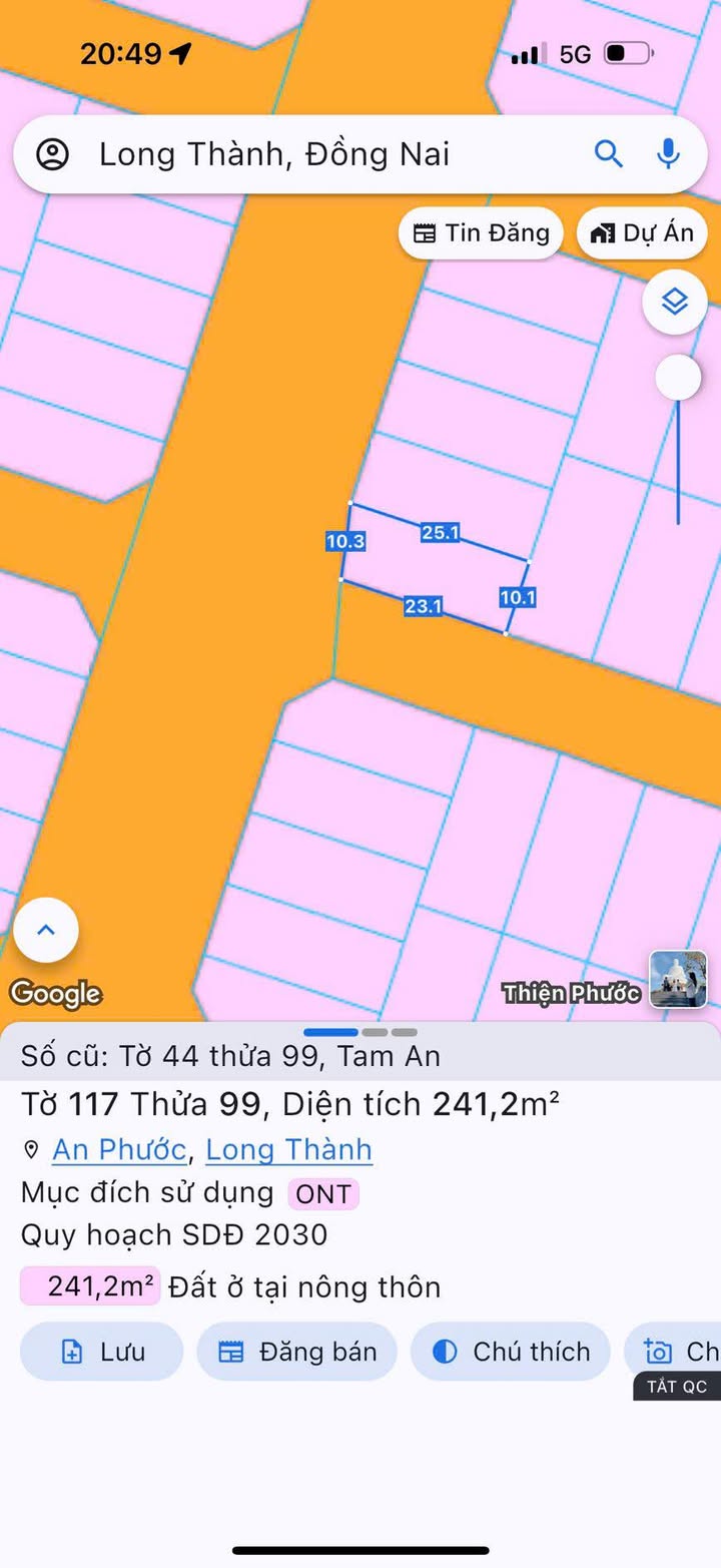 Đất nền khu Tái Định Cư Tam An 250m² giá 6 tỷ - Sổ đỏ chính chủ, thổ cư 100%!