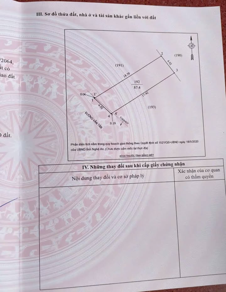 Đất nền đường Văn Tân, Hưng Dũng 87,4m² giá 4,29 tỷ - Vị trí đắc địa, giao thông thuận lợi!