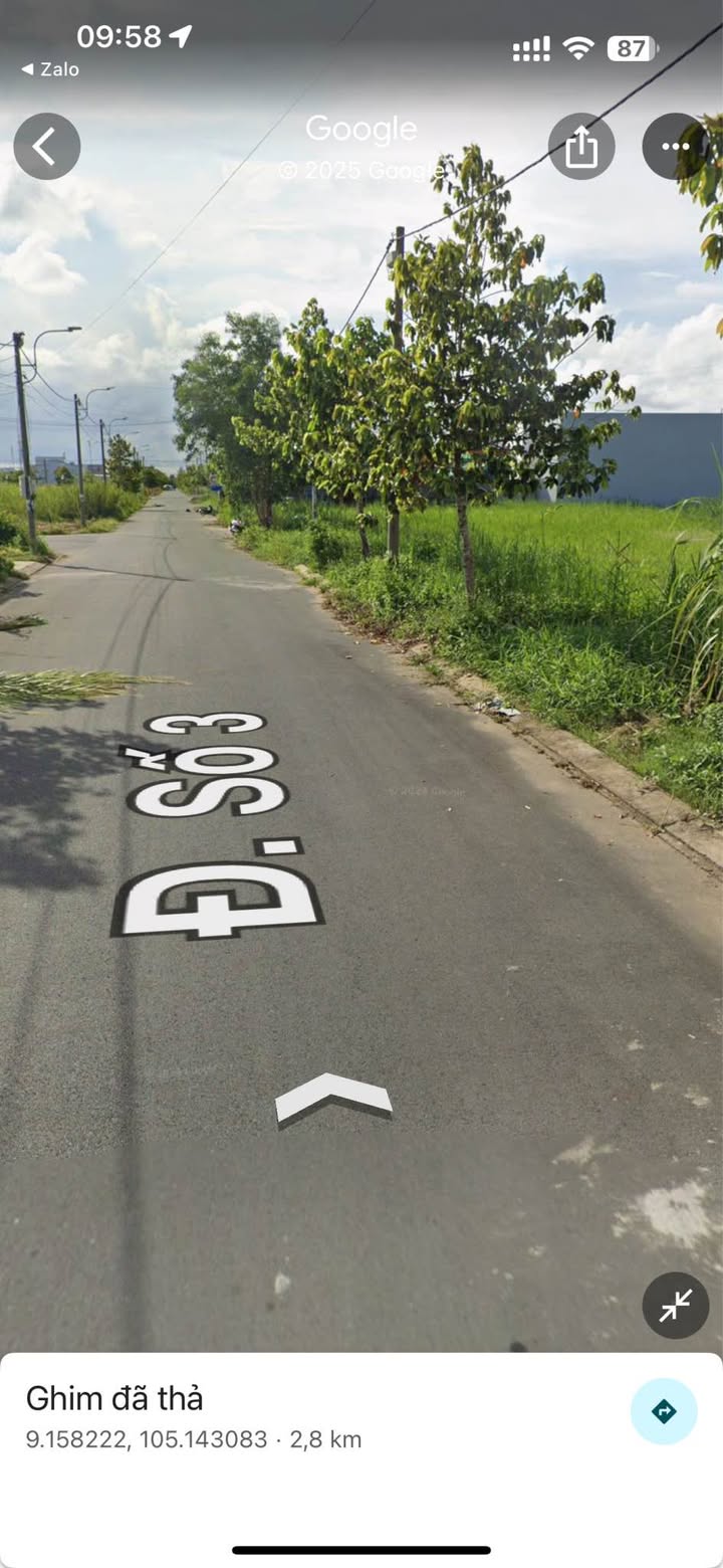 Đất nền đường số 3 Khu Sao Mai, Cà Mau 125m² - Đầu tư sinh lời tuyệt vời!