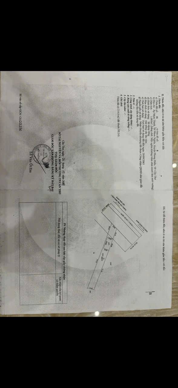 Đất nền 1295m² tại Quốc lộ 61C, xã Nhơn Ái - Giá thỏa thuận hấp dẫn!