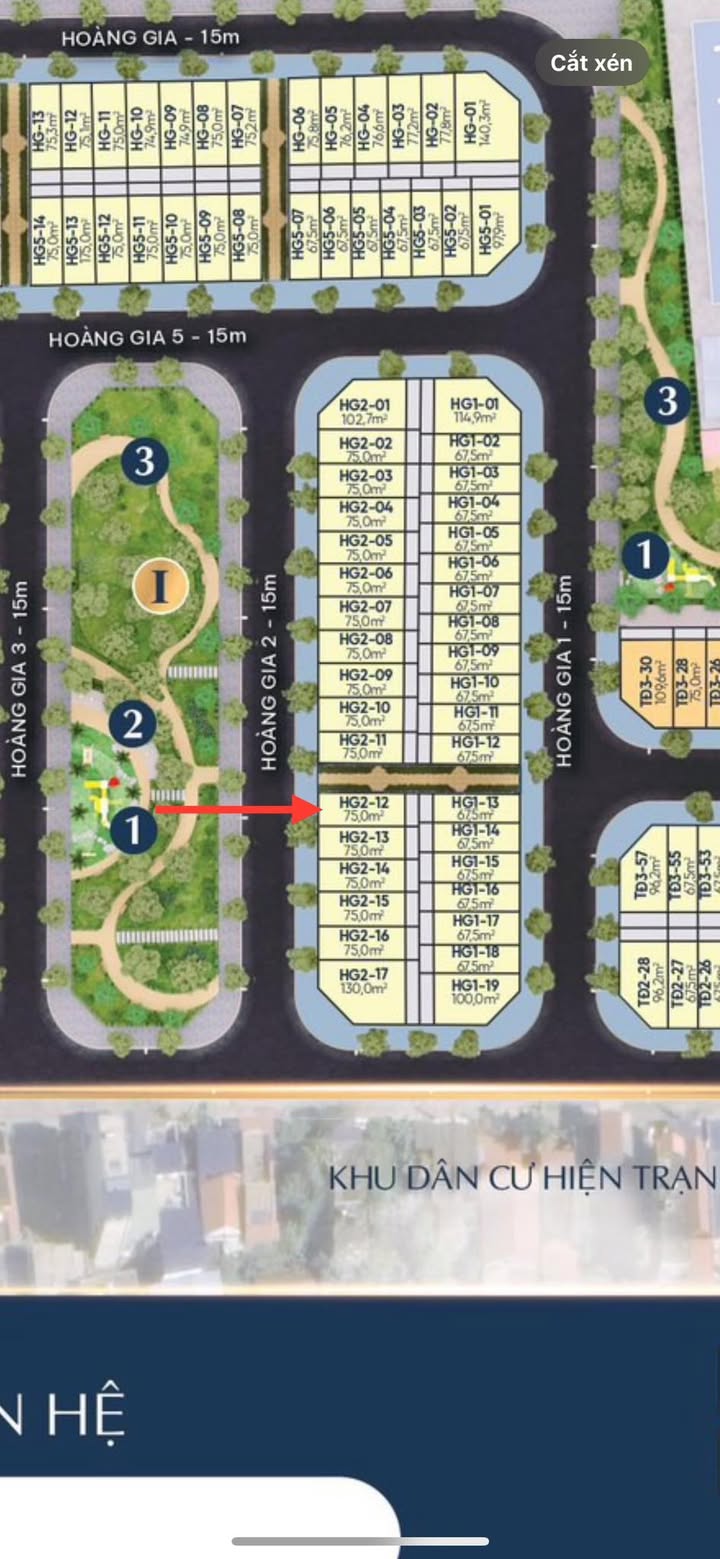 Shophouse Golden Point Kiến An 75m² giá 7 tỷ - Căn góc xẻ khe view công viên!