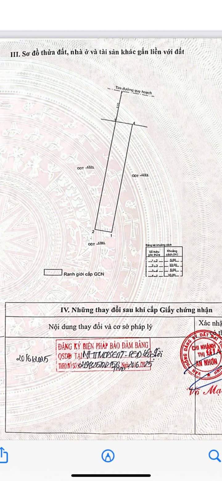 Đất nền An Nhơn 165m² giá 1.2 tỷ - Mặt tiền đường Nguyễn Trung Trực, cơ hội đầu tư hấp dẫn!