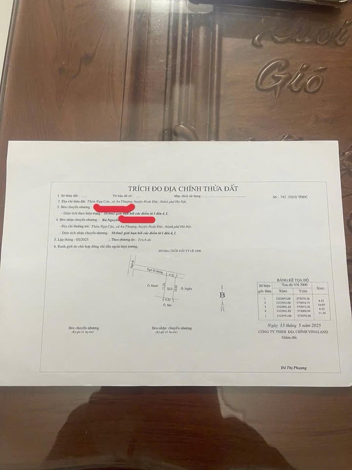 Đất thổ cư 50m² Ngự Câu, Hoài Đức, Hà Nội - Sổ đỏ chính chủ, giá thỏa thuận!