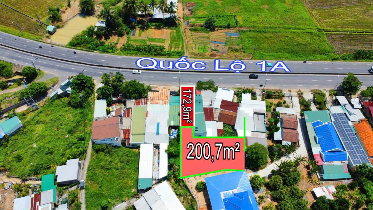 Đất mặt tiền Quốc lộ 1A Vĩnh Phương 373.6m² giá chỉ 2.9 tỷ - Cơ hội đầu tư tuyệt vời!
