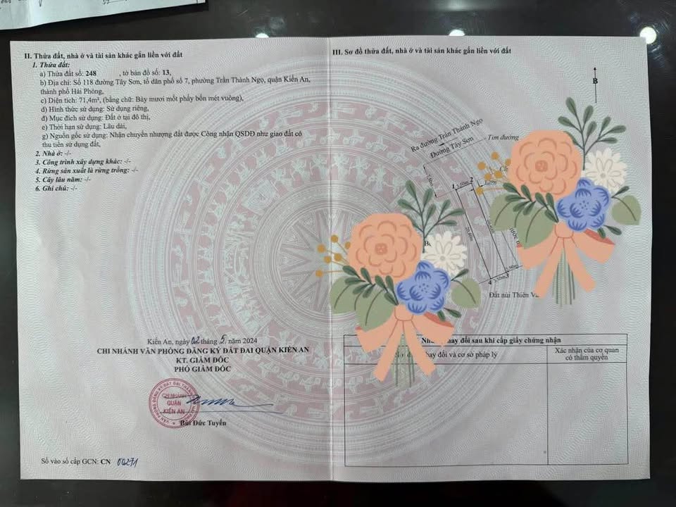 Nhà cấp 4 mặt đường Trần Thành Ngọ, Kiến An, 72m² giá 3 tỷ - Đầu tư sinh lời tuyệt vời!