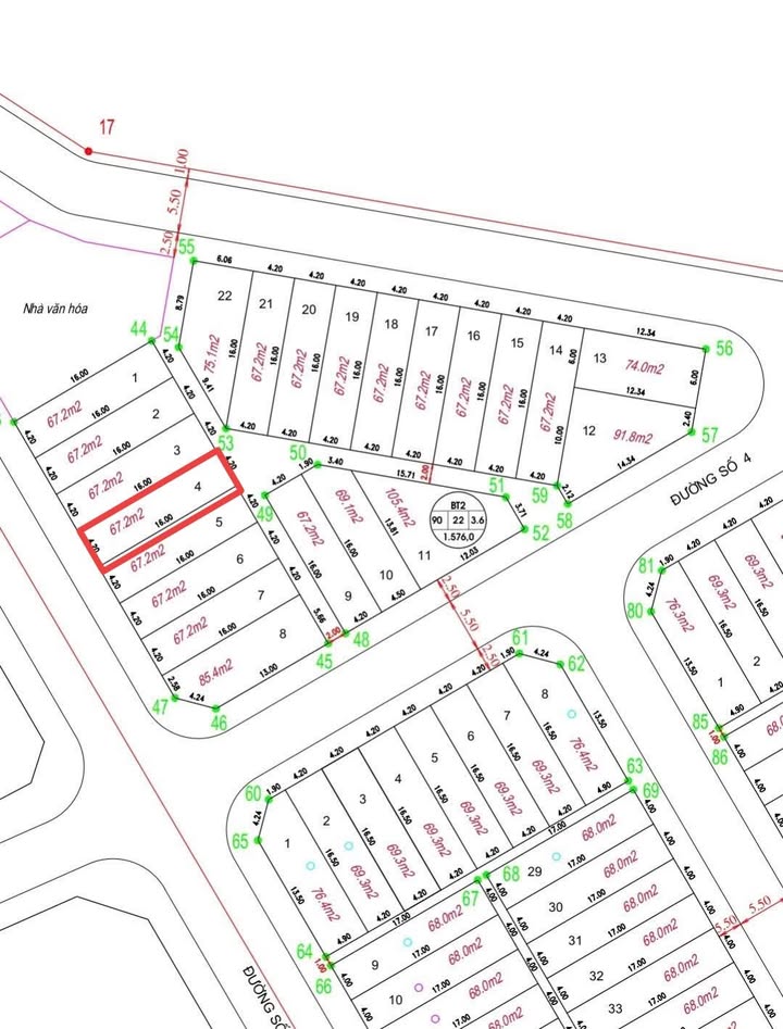 Nhà phố Khu Tái định cư Đồng Lôi Thái Bình 67m² giá 3.2 tỷ - Chính chủ bán!