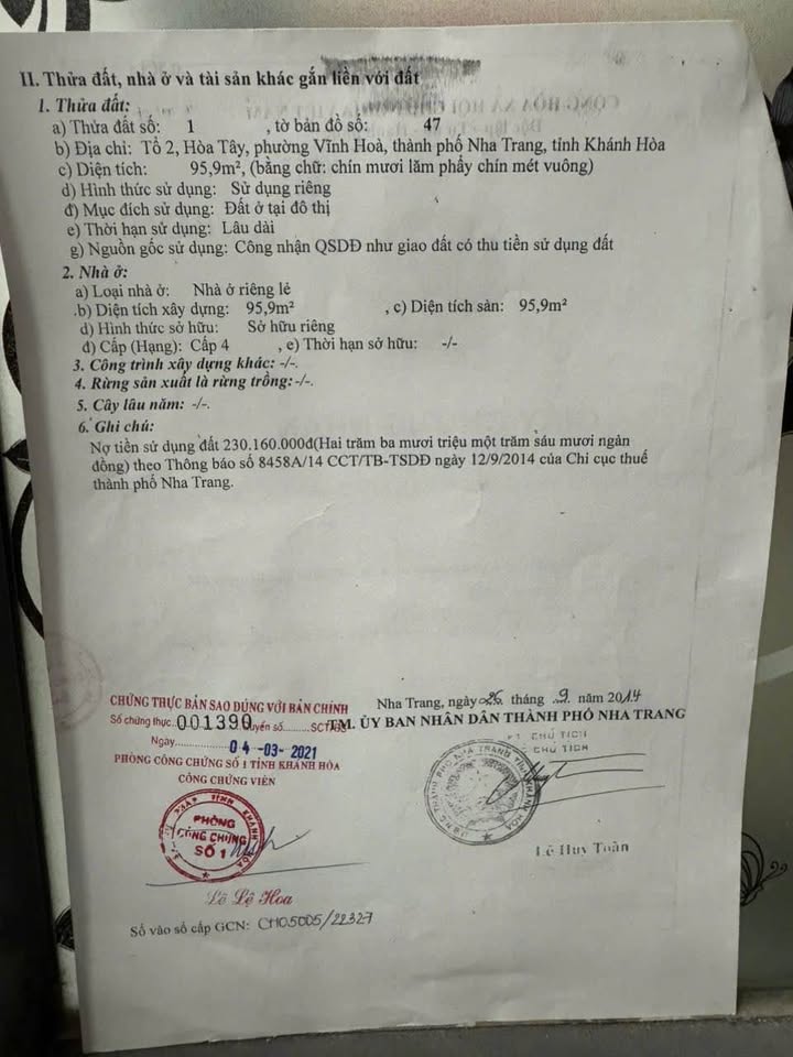 Nhà mặt tiền đường 2/4 Nha Trang 95m² giá 15.7 tỷ - Kinh doanh thuận lợi!