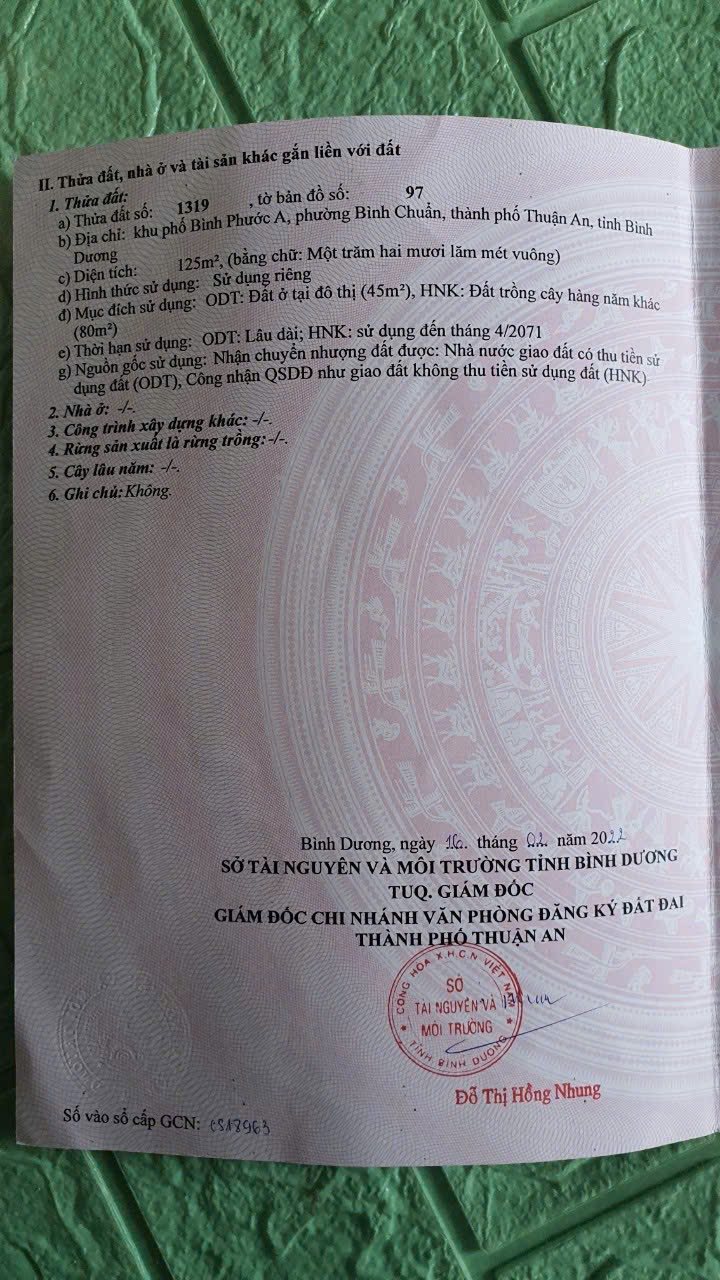 Nhà cấp 4 tại khu phố Bình Phước A, Thuận An, 125m² - Giá chỉ 1.7 tỷ, thương lượng tốt!