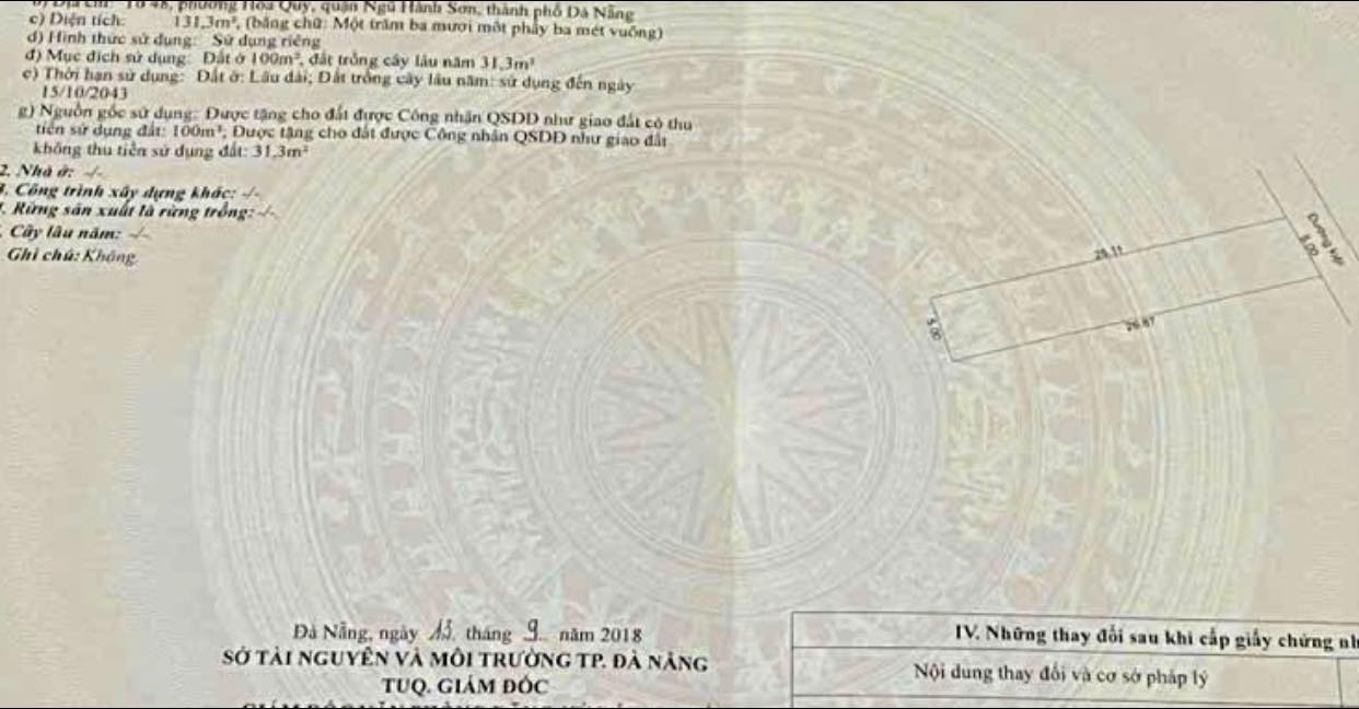 Đất nền mặt tiền đường thông ô tô tại Thị An, Hòa Quý 130m² giá 2.6 tỷ - Cơ hội đầu tư hiếm có!