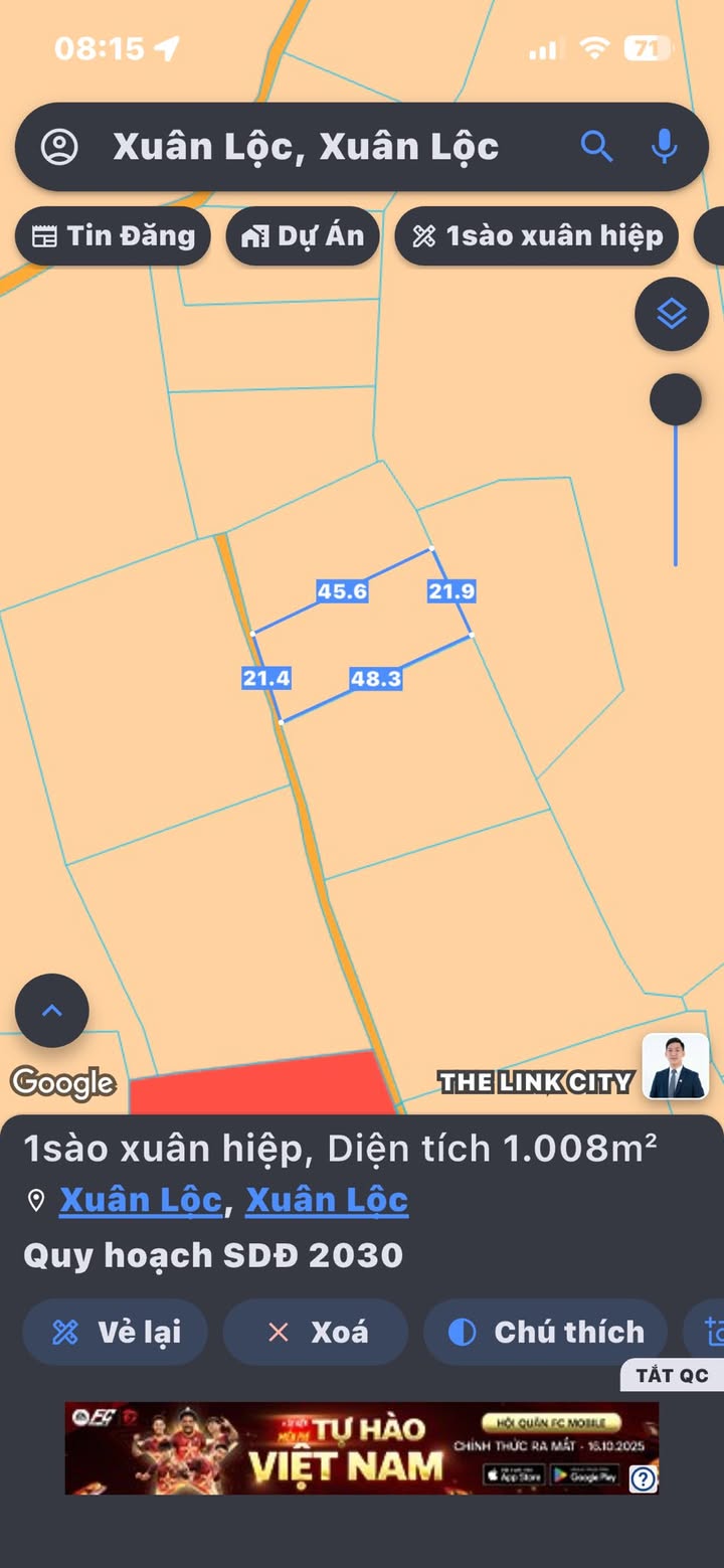 Đất nền Xuân Hiệp 10183m² giá 1 tỷ - View núi tuyệt đẹp!