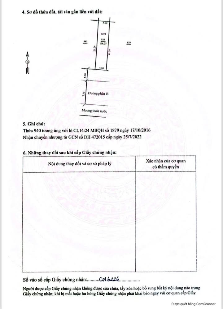 Đất nền dự án CL14, Phường Đông Sơn, 106.25m² giá 1 tỷ - Sổ hồng trao tay!