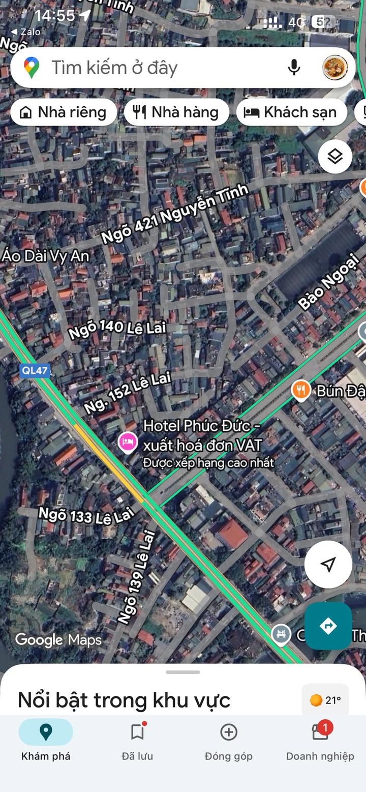 Đất nền phường Đông Hương, Thanh Hóa 49m² giá 1,9 tỷ - Vị trí đẹp, ô tô vào tận đất!