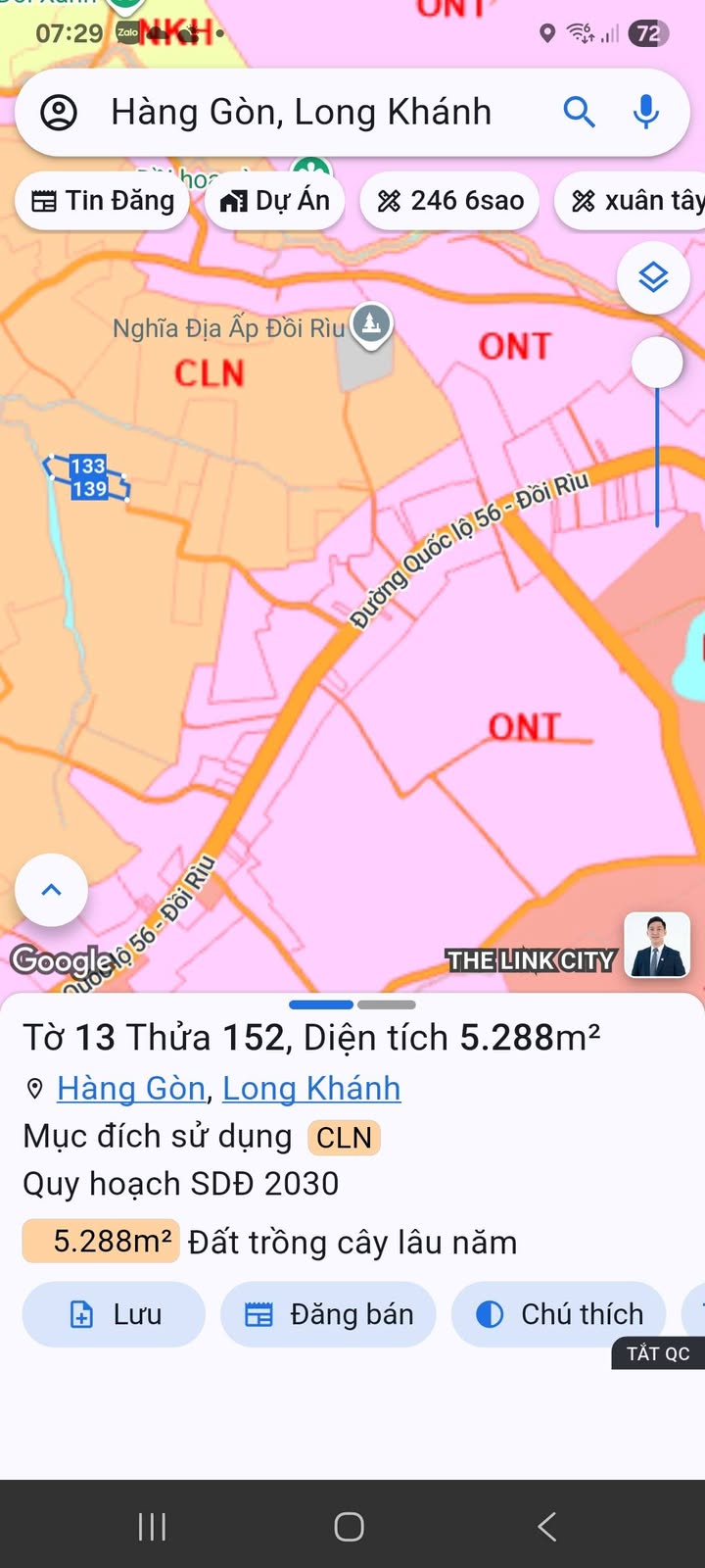 Vườn sầu riêng Hàng Gòn Long Khánh 5288m² giá 1.9 tỷ - Đầu tư sinh lời ngay!