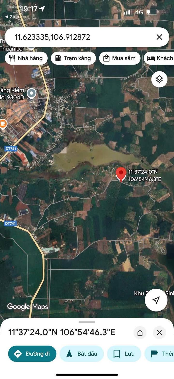 Đất nền Thuận Lợi Đồng Phú 1008m² giá chỉ 200 triệu - View hồ thoáng mát!