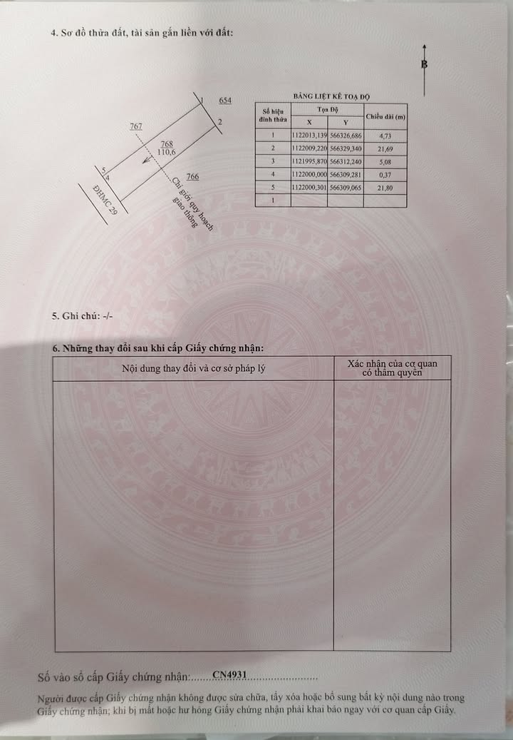Đất thổ cư Định Thủy 110m² giá 680 triệu - Khu dân cư ổn định, gần chợ và trường học!