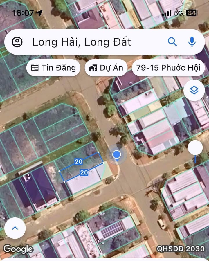 Đất tái định cư Long Hải 110m² giá 2.5 tỷ - Sổ hồng chính chủ!