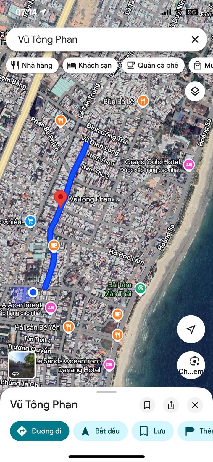 Đất nền Vũ Tông Phan, Sơn Trà, Đà Nẵng 130m² giá 8.45 tỷ - Vị trí đắc địa gần biển