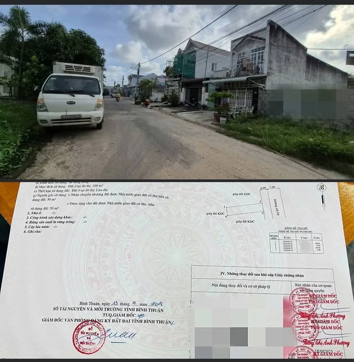 Đất thổ cư 100m² mặt tiền đường nhựa KDC Sơn Hải - Phú Hải, Phan Thiết giá 1.8 tỷ - Đầu tư sinh lời ngay!