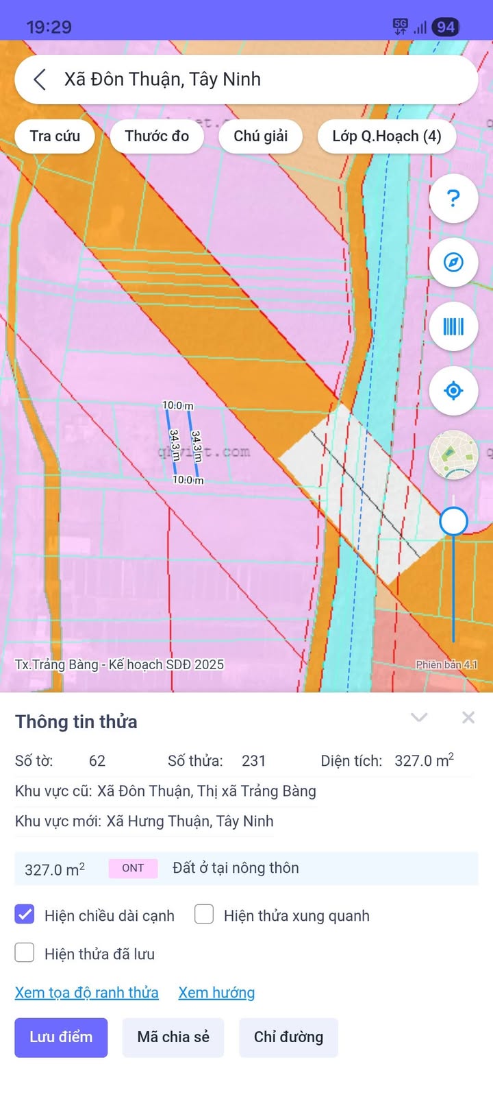 Đất nền Đôn Thuận, Trảng Bàng 330m² giá 700 triệu - Đường ô tô vào tận nơi!