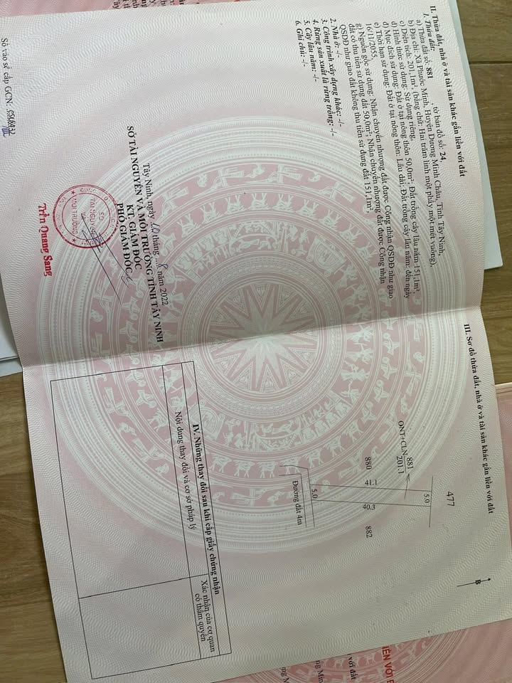 Đất nền Phước Minh Dương Minh Châu 200m² giá 299 triệu - Sổ đỏ chính chủ