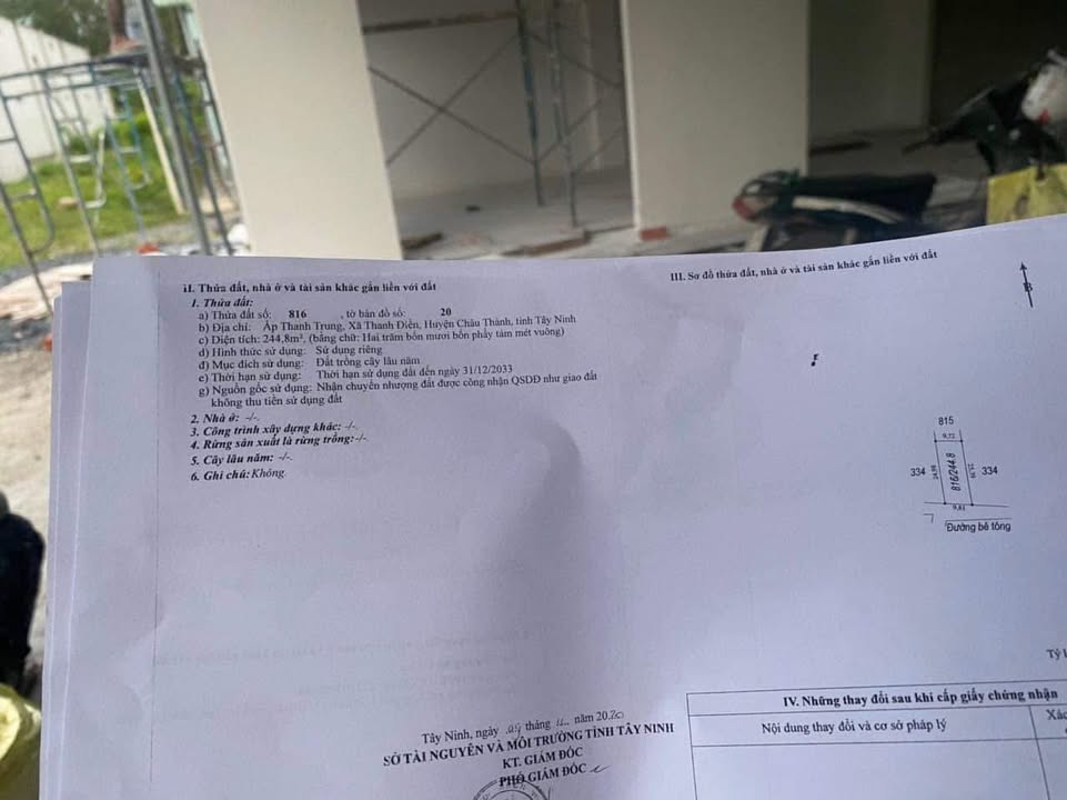 Đất nền Thanh Trung, Thanh Điền 250m² giá 600 triệu - Cơ hội đầu tư tốt!